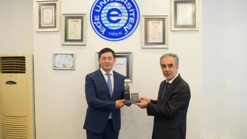Ege Üniversitesi ile Kazakistan arasında akademik iş birliği - Fotoğraf 2