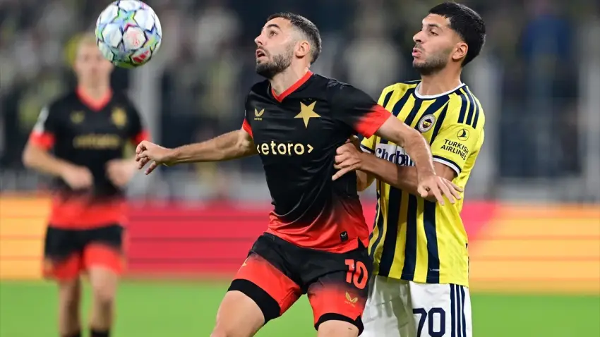 Fenerbahçe Slavia Prag karşısında son dakikalarda gelen golle 3 puanı kaçırdı haberinin görseli