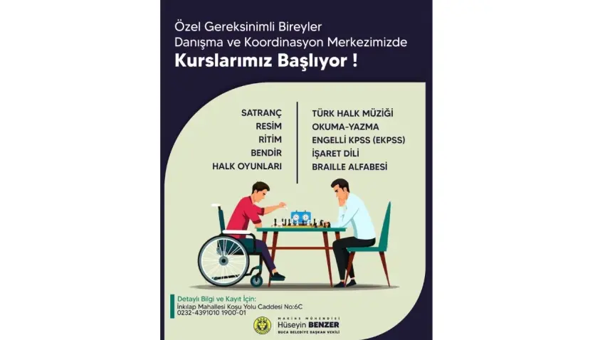Buca’da özel gereksinimli bireylere ücretsiz kurs fırsatı! - Fotoğraf 1