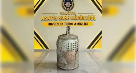 Yalova'ya Japonya'nın Tonami Belediyesi'nden hediye edilen 37 yıllık Barış Çanı hurdacıda bulundu