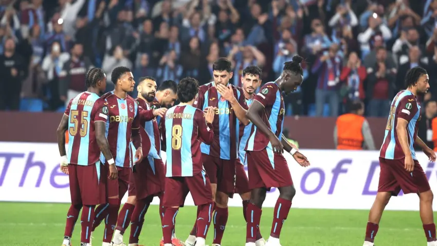 Trabzonspor, UEFA Konferans Ligi'nde Hearts’ı iki golle geçti haberinin görseli