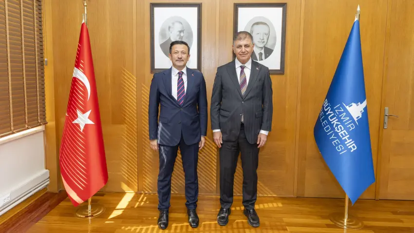 Hamza Dağ’dan Cemil Tugay’a hayırlı olsun ziyareti