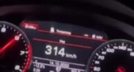 İzmir otoyolunda 314 kilometre hız yapan sürücüye para cezası
