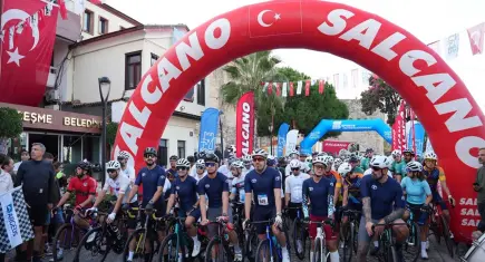 Çeşme'de pedal sesleri yükseldi: 10. Veloturk Gran Fondo heyecanı sona erdi!