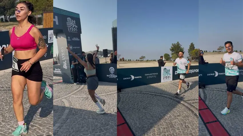Free Runners rüzgarı Denizli’de esti:Lykos Yarı Maratonu’nda renkli anlar! - Fotoğraf 1