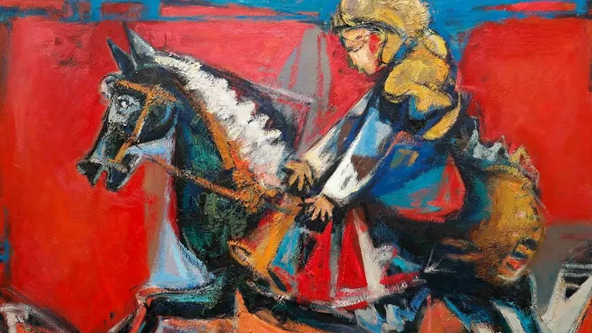 Ressam Pınar Karaman’ın “Arayış” sergisi İzmir’de sanatseverlerle buluştu - Fotoğraf 1