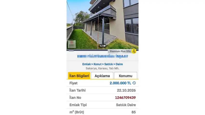 2 milyon TL’lik daire ilanına ceza! Fiyatın peşinat olduğu ortaya çıktı - Fotoğraf 1