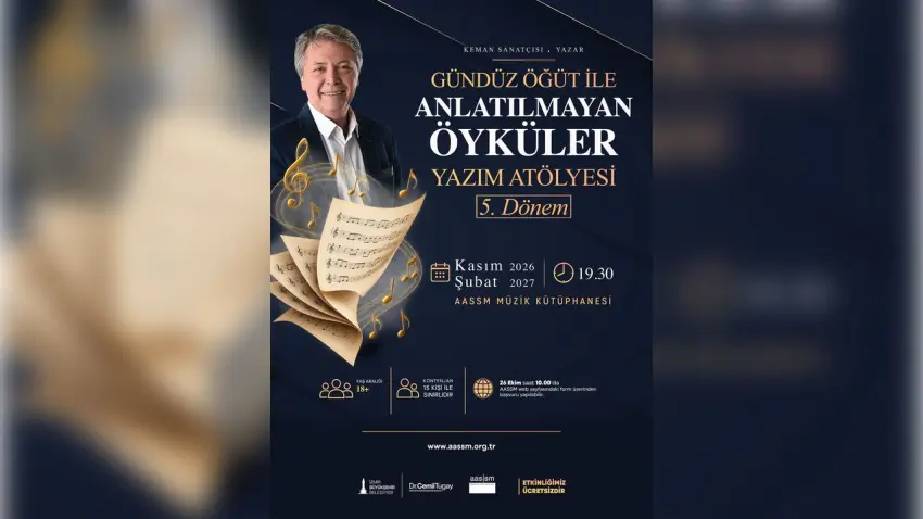 “Anlatılmayan Öyküler” 5. Kez yazarlık tutkunlarıyla buluşuyor haberinin görseli