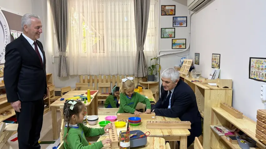 Makbule Süleyman Alkan Ortaokulu’nda anaokulu sevinci - Fotoğraf 4