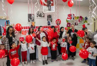 Bornova’da Cumhuriyet coşkusu çocuklarla başladı