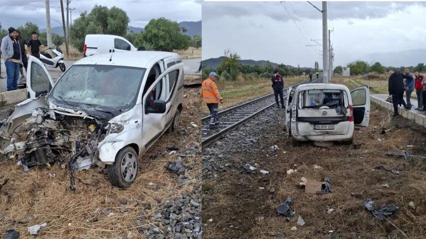Ödemiş-İzmir yolunda feci kaza: 1 ölü, 1 ağır yaralı - Fotoğraf 1