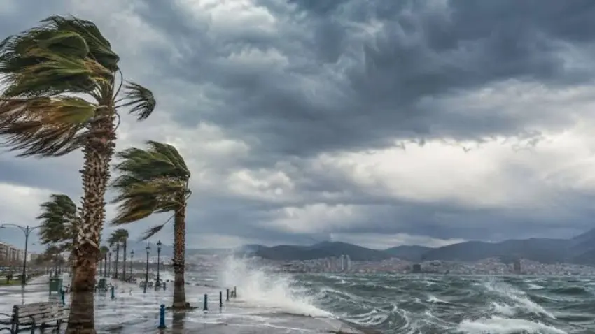 Meteoroloji’den İzmir için sel ve fırtına uyarısı haberinin görseli
