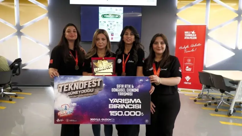 RTEÜ öğrencilerinden tekstilde yapay zekalı geri dönüşüm projesi