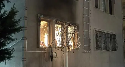 Ankara’da doğalgaz patlaması sonrası yangın! Dairede hasar oluştu