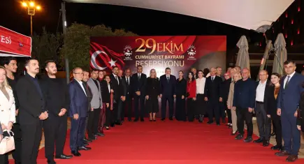 Başkan Yıldız’ın ev sahipliğinde Cumhuriyet Bayramı resepsiyonu düzenlendi