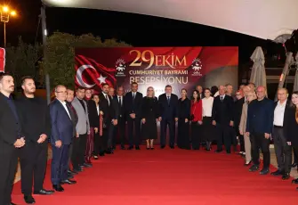 Başkan Yıldız’ın ev sahipliğinde Cumhuriyet Bayramı resepsiyonu düzenlendi
