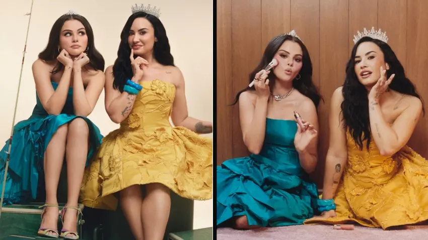 Selena Gomez ve Demi Lovato yıllar sonra buluştu! 17 yıl önceki pozlarını yeniden canlandırdılar