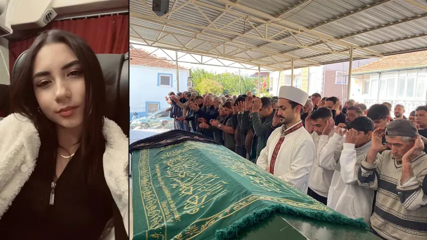 Aydın’da eski sevgilisinin öldürdüğü 21 yaşındaki Kumsal son yolculuğuna uğurlandı haberinin görseli