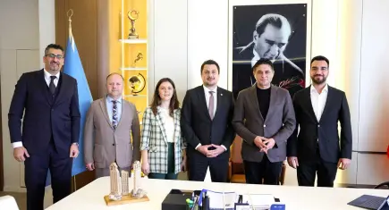 İzmir Barosu Başkanı Sökmen’den Başkan Serkan Acar’a ziyaret