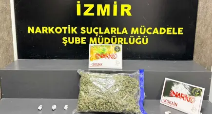 İzmir’de yasaklı madde operasyonu: 2 şüpheli gözaltında