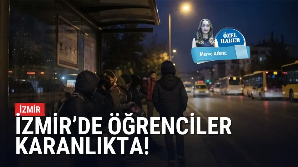 İzmir’de öğrenciler karanlıkta! Çözüm ise ya eğitimden ya teneffüsten çalmak