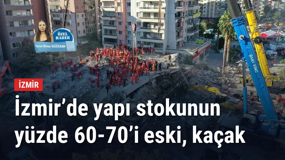 İZ-AFED Başkanı Ertaş: İzmir’de yapı stokunun yüzde 60-70’i eski, kaçak ve ruhsatsız