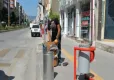 Bilecik’te ana cadde üzerindeki çöp kovaları yenilendi haberinin görseli