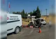 Uşak'ta baba ve kızını ayıran kaza! haberinin görseli