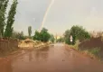 Çorum'da sağanak etkili oldu: Dereler taştı haberinin görseli