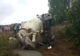 Zonguldak'da üzerine beton mikser devrilen sürücü hayatını kaybetti haberinin görseli