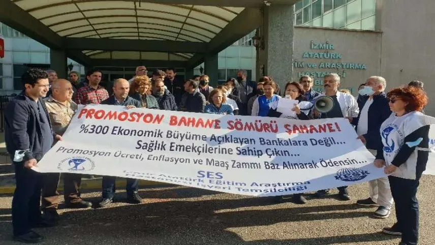 Sağlık emekçileri promosyonların yenilenmesini talep etti haberinin görseli