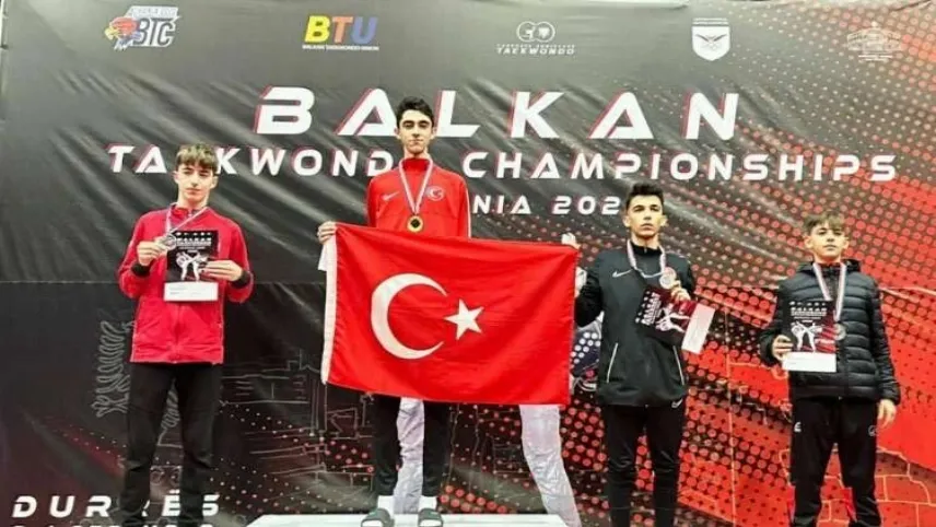 Furkan Aydın, Balkan Şampiyonu oldu haberinin görseli