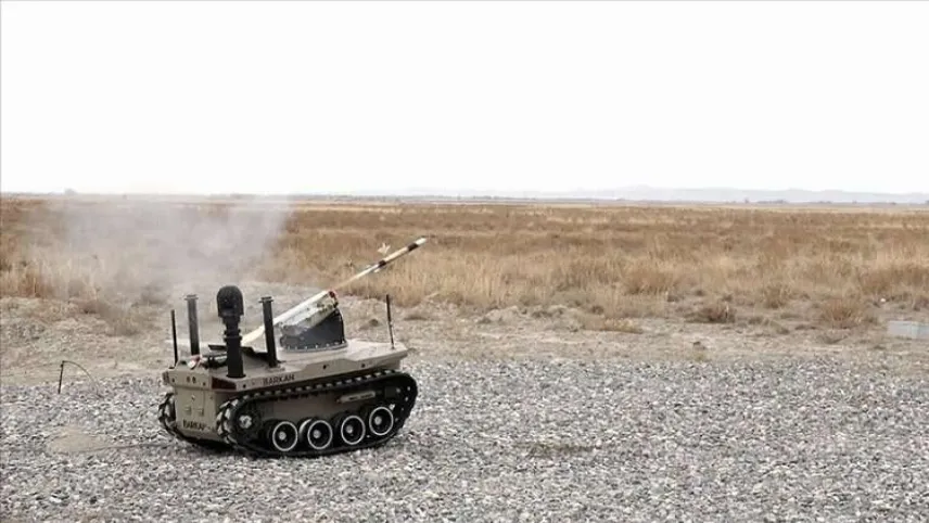 Türkiye'nin "robot askeri" füze attı haberinin görseli