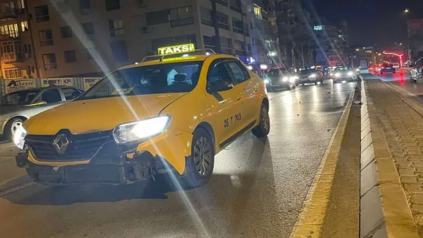 İzmir'de yolun karşısına geçerken taksinin çarptığı kadın hayatını kaybetti haberinin görseli