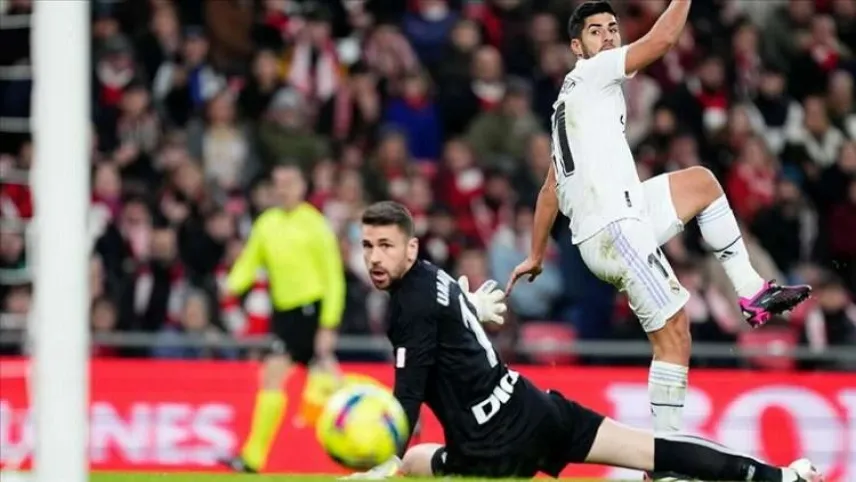 Real Madrid zorlu Athletic Bilbao deplasmanından 3 puan aldı haberinin görseli