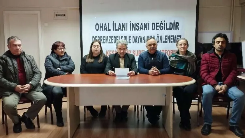 BES’ten ’10 il’ çağrısı: OHAL değil afet bölgesi ilanı haberinin görseli