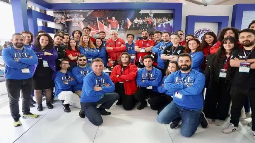 TEKNOFEST’te Ege Üniversitesi standına yoğun ilgi haberinin görseli