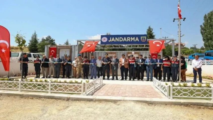 Uşak’ta jandarma asayiş noktası açıldı haberinin görseli