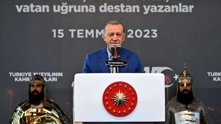 Erdoğan: 15 Temmuz'un unutulmasına izin vermeyeceğiz haberinin görseli