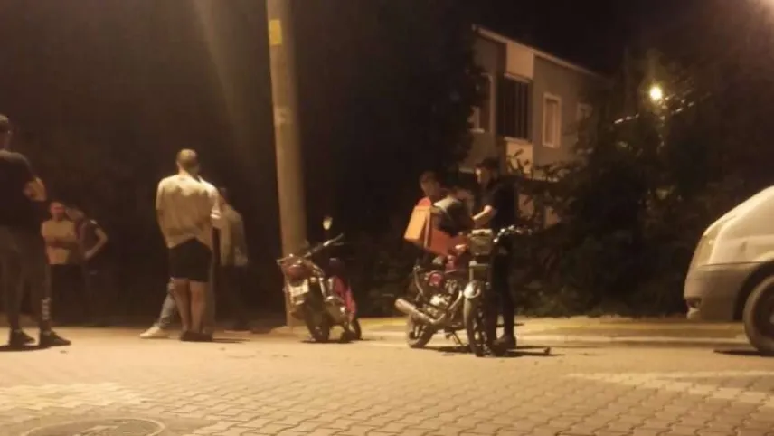 Samsun'da motosikletler çarpıştı 2 kişi yaralandı haberinin görseli