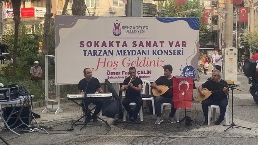 Manisa’nın sokaklarında sanat var haberinin görseli
