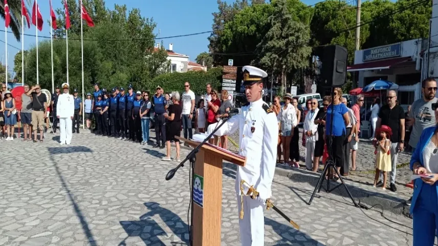 30 Ağustos Zafer Bayramı Foça’da kutlandı haberinin görseli