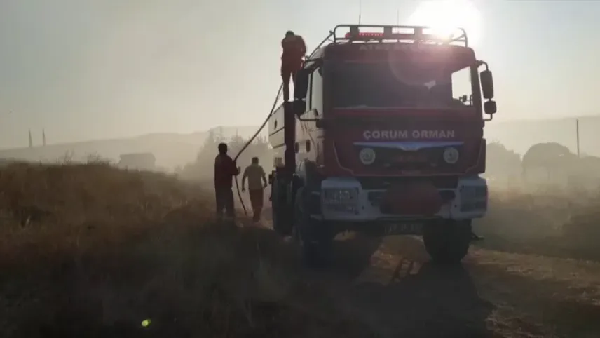 Çorum’da yangın çıktı! haberinin görseli
