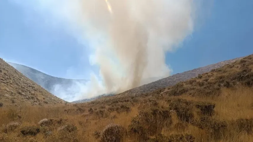 Bingöl’de iki bölgede yangın çıktı haberinin görseli