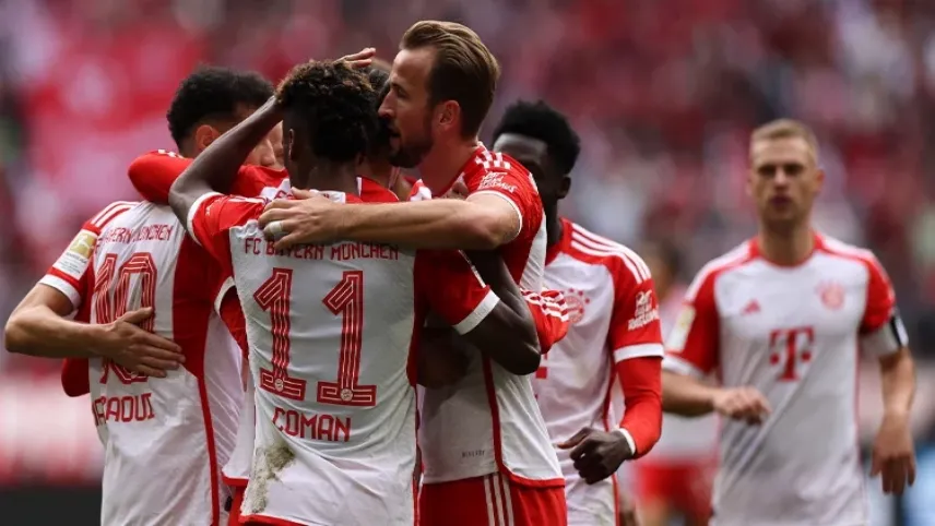 Bayern-Bochum karşılaşmasında 7-0'lık skor haberinin görseli