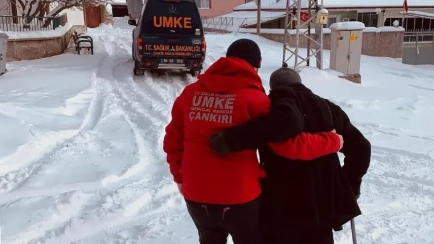 Çankırı UMKE, 62 personeliyle afetlere hazır haberinin görseli