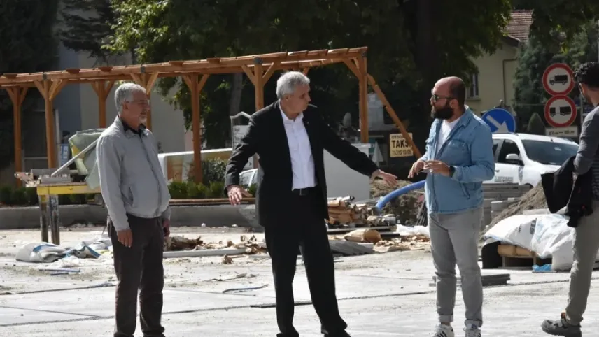 Başkan Bakkalcıoğlu, çalışamları yerinde inceledi haberinin görseli
