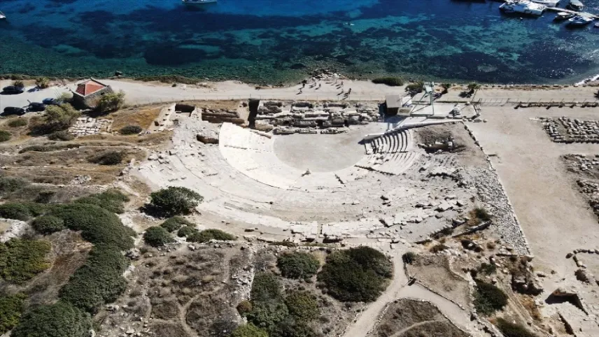 Knidos Antik Kenti restorasyon çalışmaları ile ayağa kalkıyor haberinin görseli