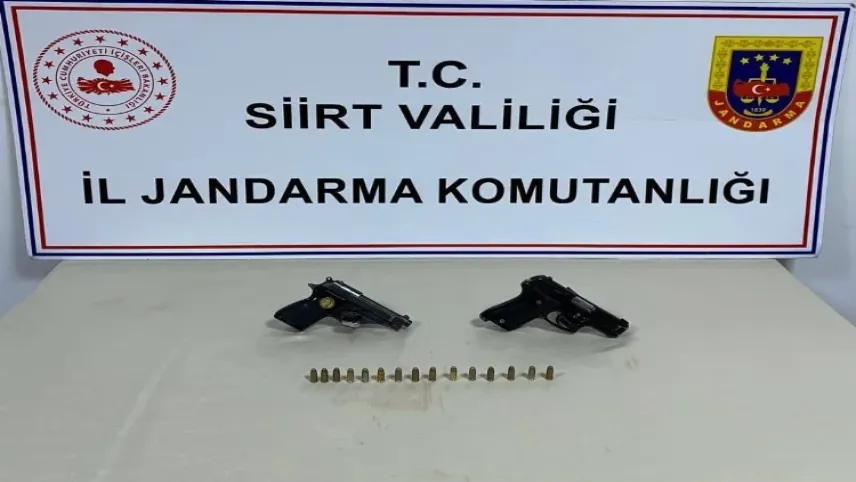 Siirt'te silah kaçakçıları enselendi haberinin görseli