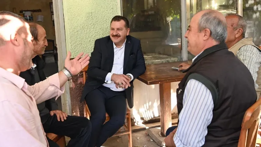 Vatandaşlar başkan Yücel Yılmaz'a teşekkür etti haberinin görseli